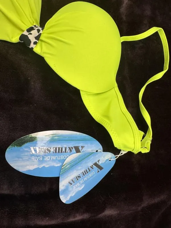 Sutien bikini X & THE SEAX EU 36 | Galben, Poliamidă - Image 5