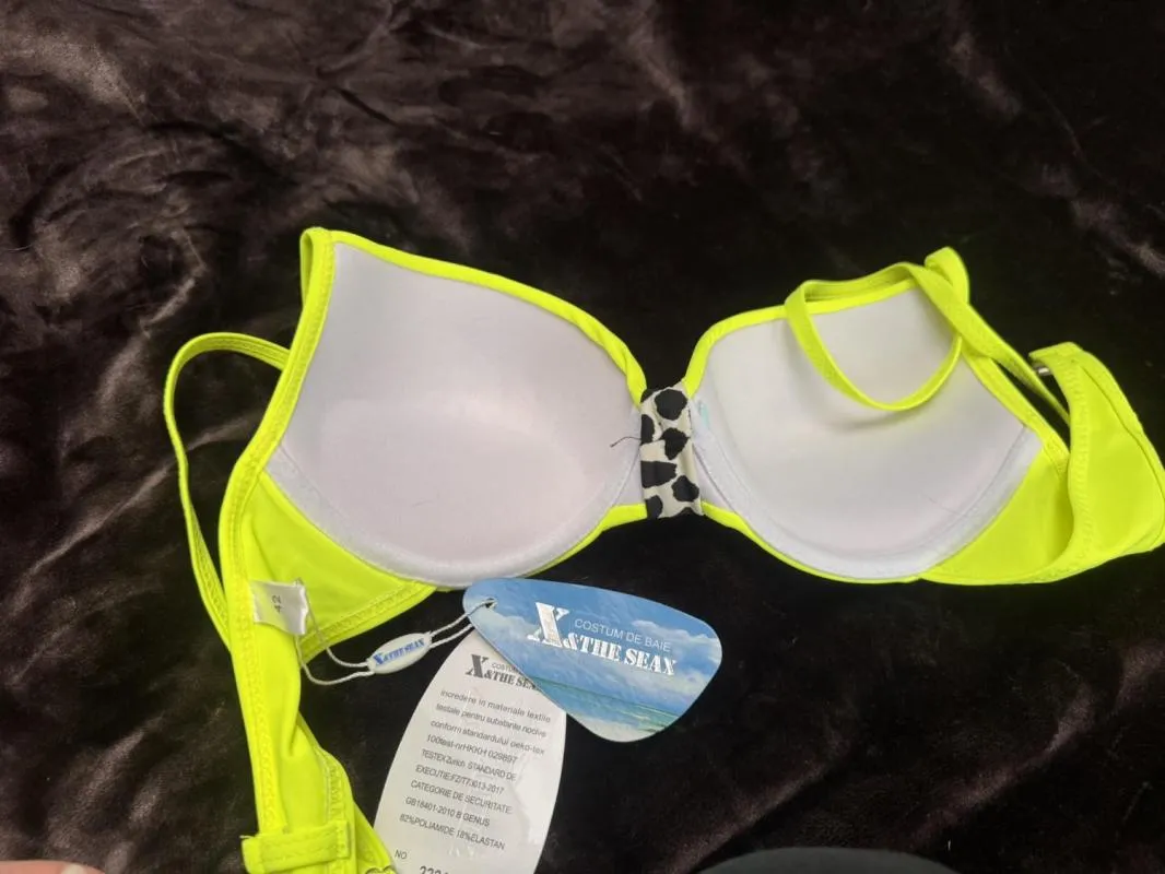 Sutien bikini X & THE SEAX EU 36 | Galben, Poliamidă - Image 7