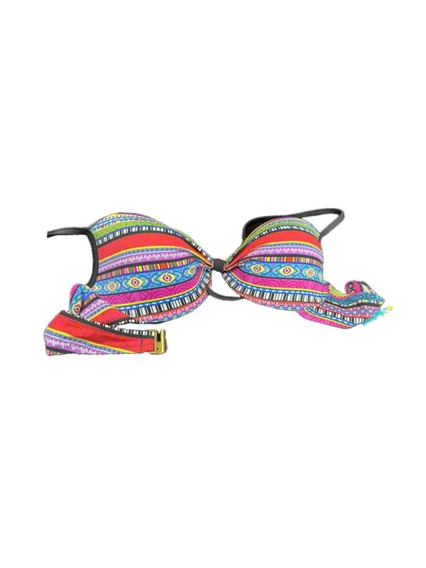 Sutien bikini UNICONF EU 38 | Multicolor, Abstract & Color Block, Poliamidă