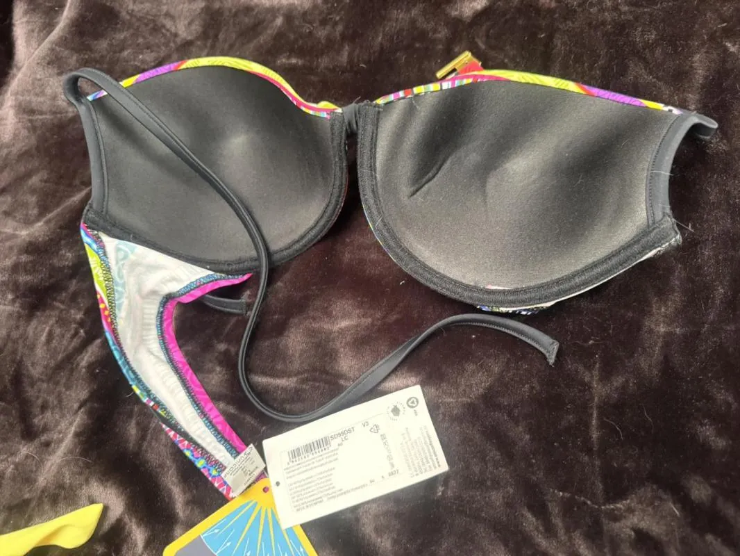 Sutien bikini UNICONF EU 38 | Multicolor, Abstract & Color Block, Poliamidă - Image 7
