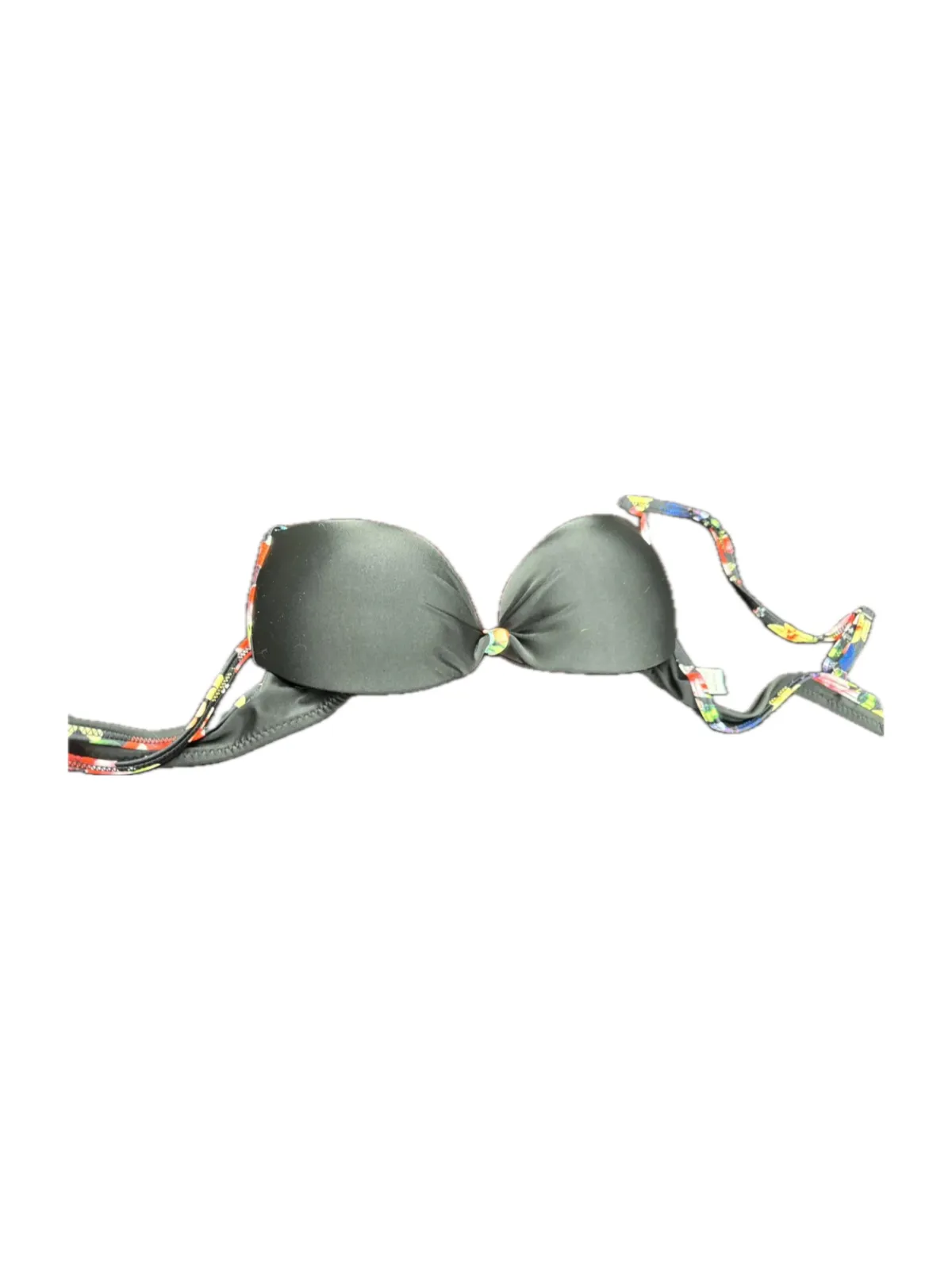Sutien bikini NO BRAND EU 38 | Negru, Floral & Tropical, Poliamidă