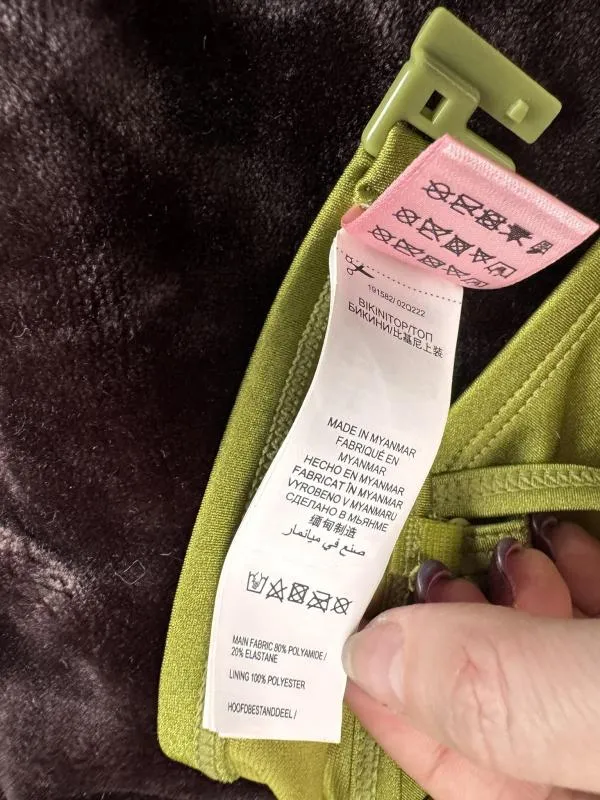 Sutien bikini Hunkemöller EU 38 | Verde lime, Poliamidă - Image 4
