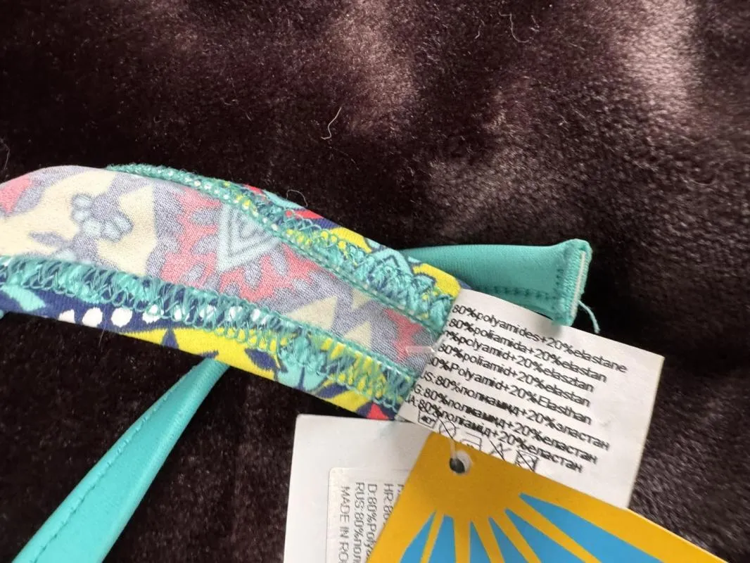 Sutien bikini Uniconf | Multicolor, Oriental & Paisley, Poliamidă - Image 5