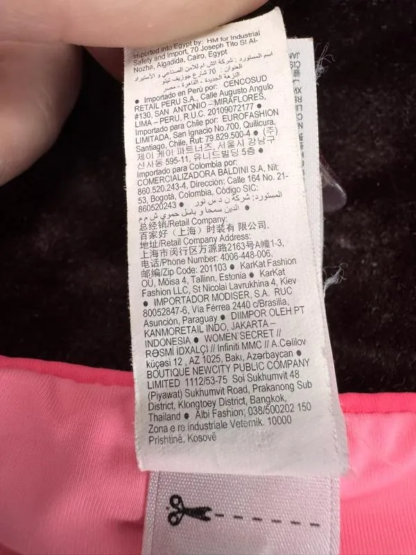 Slip bikini WOMEN`SECRET EU 38 | Roșu, Franjuri, Poliamidă - Image 5
