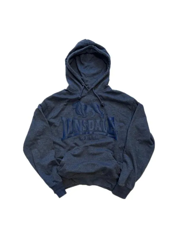 Hanorac Lonsdale M | Bleumarin, Logo