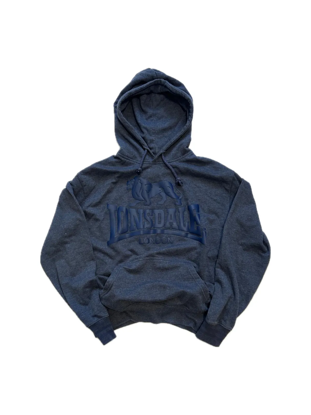 Hanorac Lonsdale M | Bleumarin, Logo