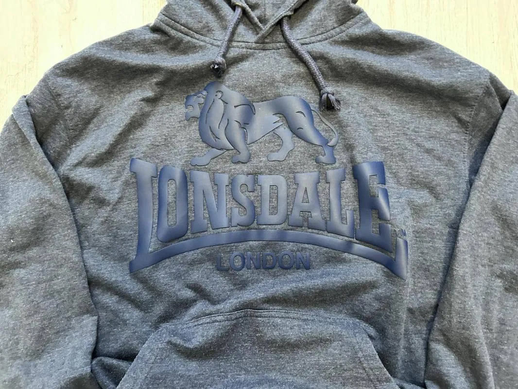Hanorac Lonsdale M | Bleumarin, Logo - Image 4