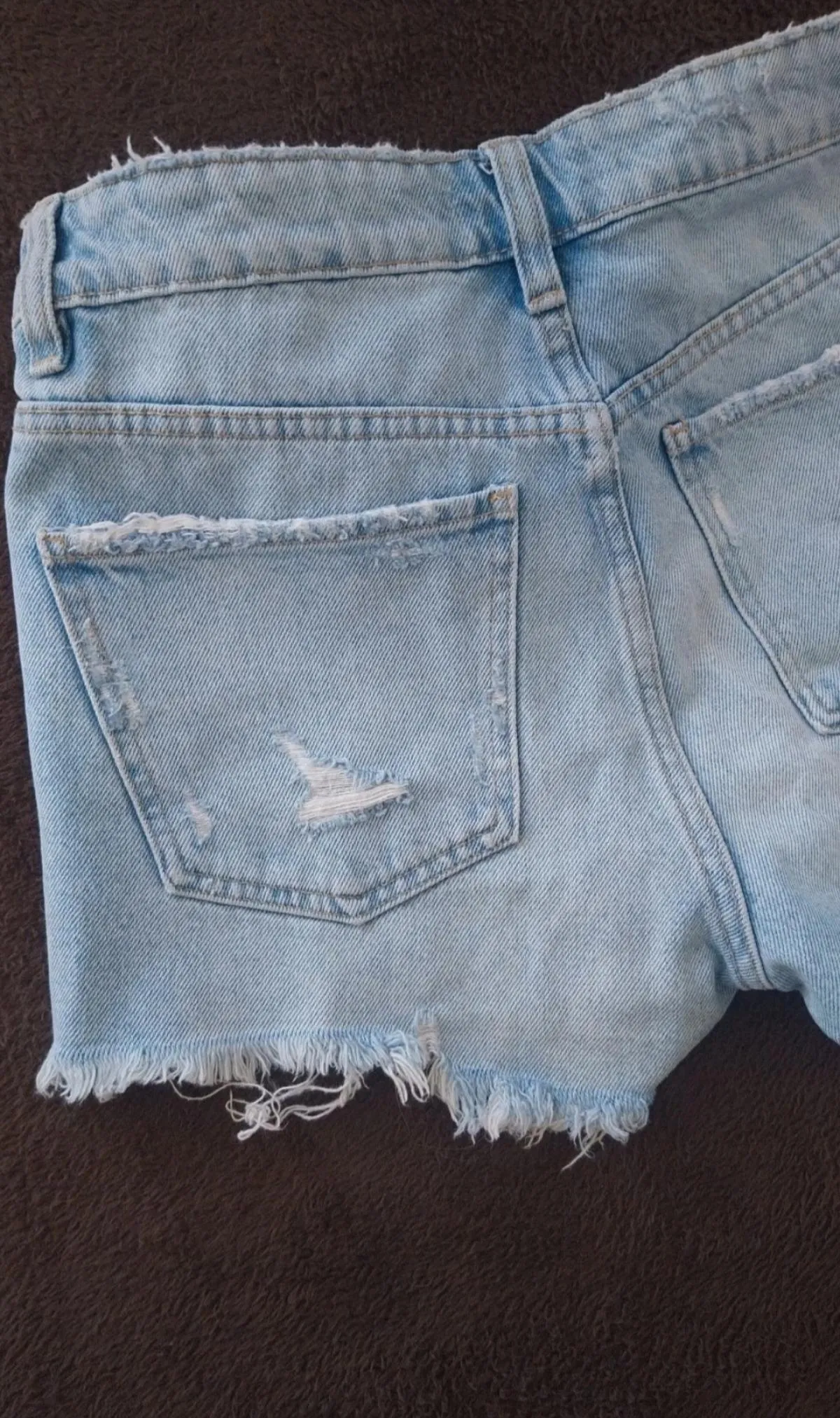 Blugi Zara EU 34 | Albastru, Scurți, Talie medie, Relaxed fit - Image 8