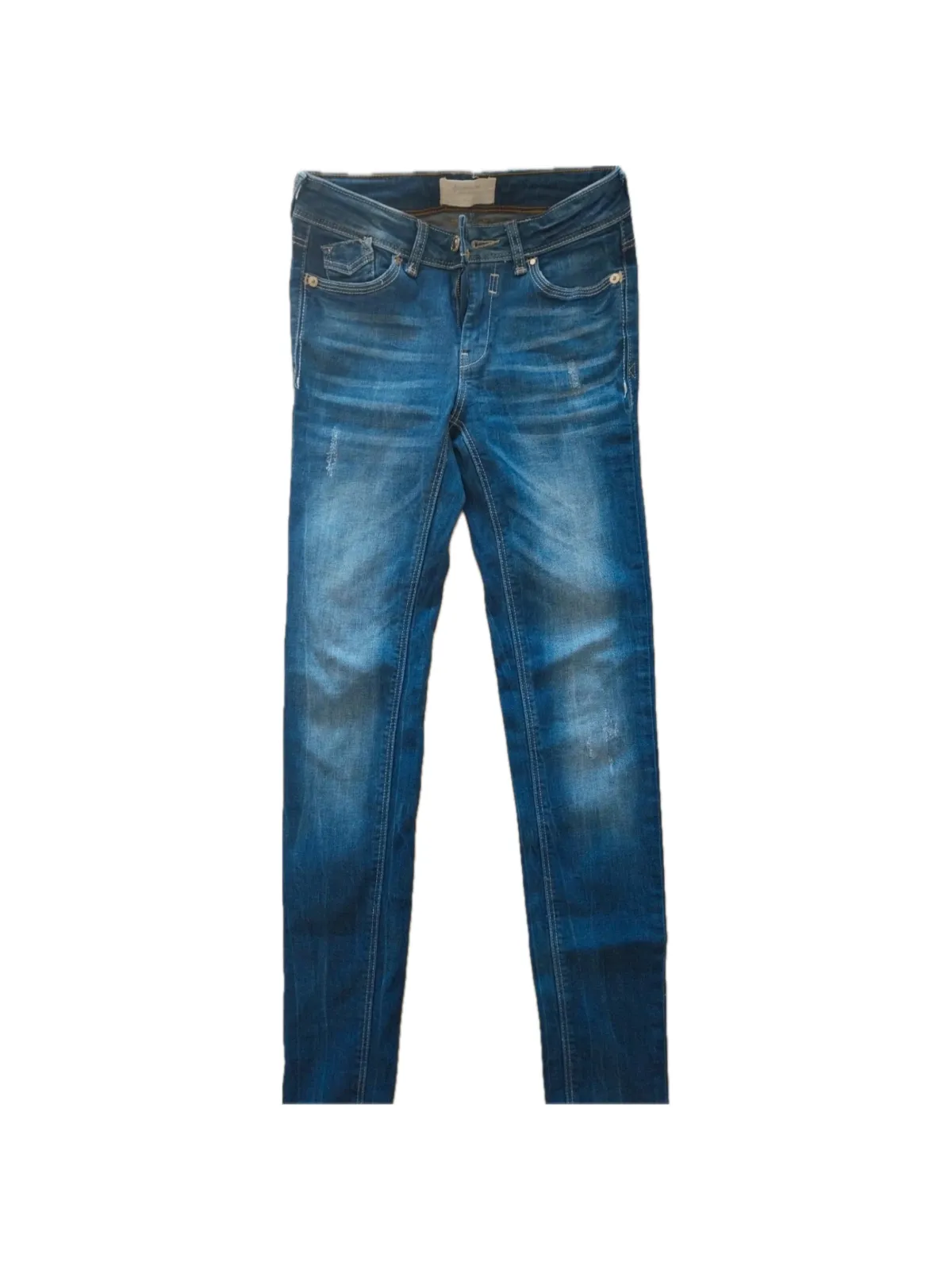 Blugi Stradivarius EU 34 | Bleumarin, Lungi, Talie joasă, Skinny fit