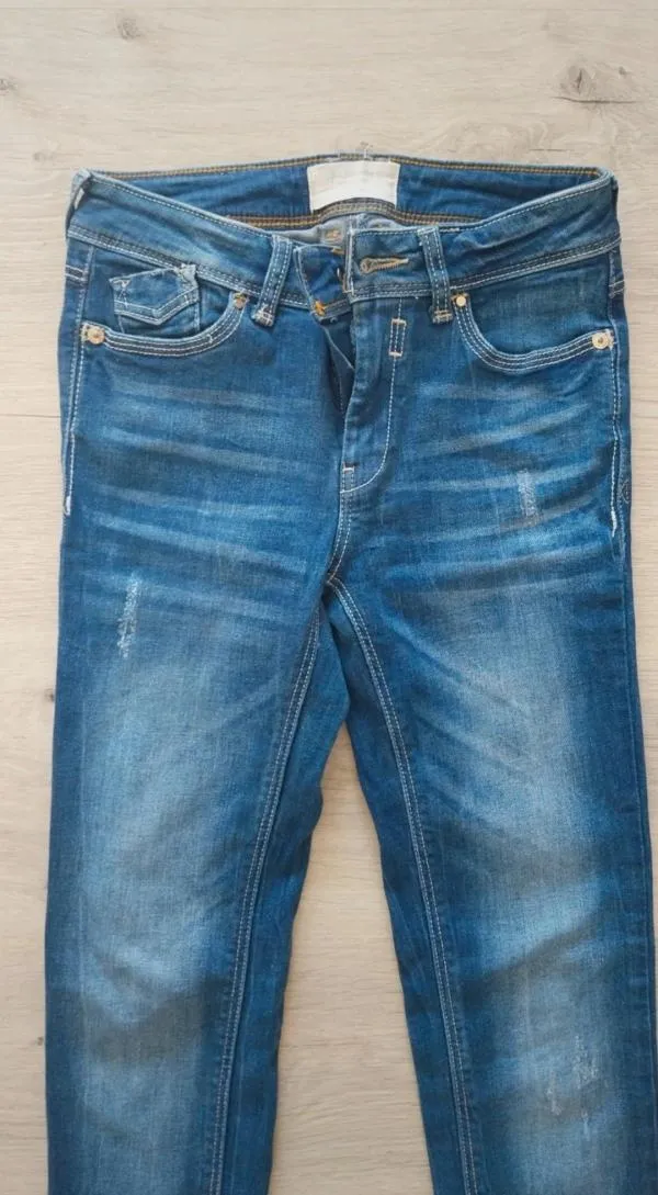 Blugi Stradivarius EU 34 | Bleumarin, Lungi, Talie joasă, Skinny fit - Image 5