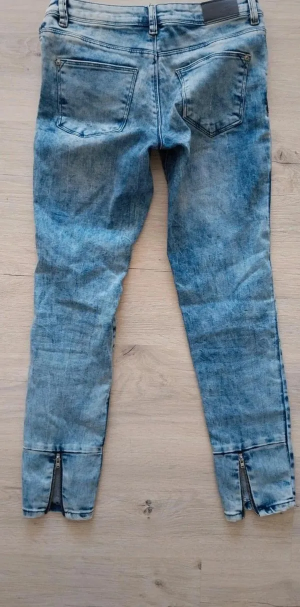 Blugi Sinsay EU 36 | Albastru, Lungi, Talie joasă, Skinny fit - Image 6