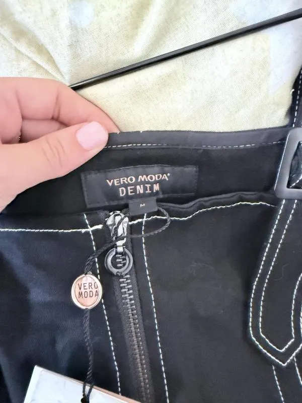 Rochie de vară Vero Moda EU 38 | Negru, Maxi, Bretele subțiri - Image 3