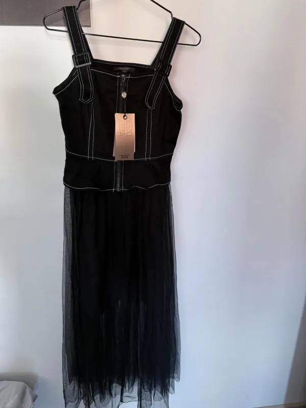 Rochie de vară Vero Moda EU 38 | Negru, Maxi, Bretele subțiri - Image 4