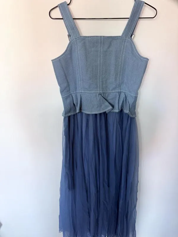 Rochie de seară Vero Moda EU 38 | Albastru, Maxi, Bretele subțiri - Image 4