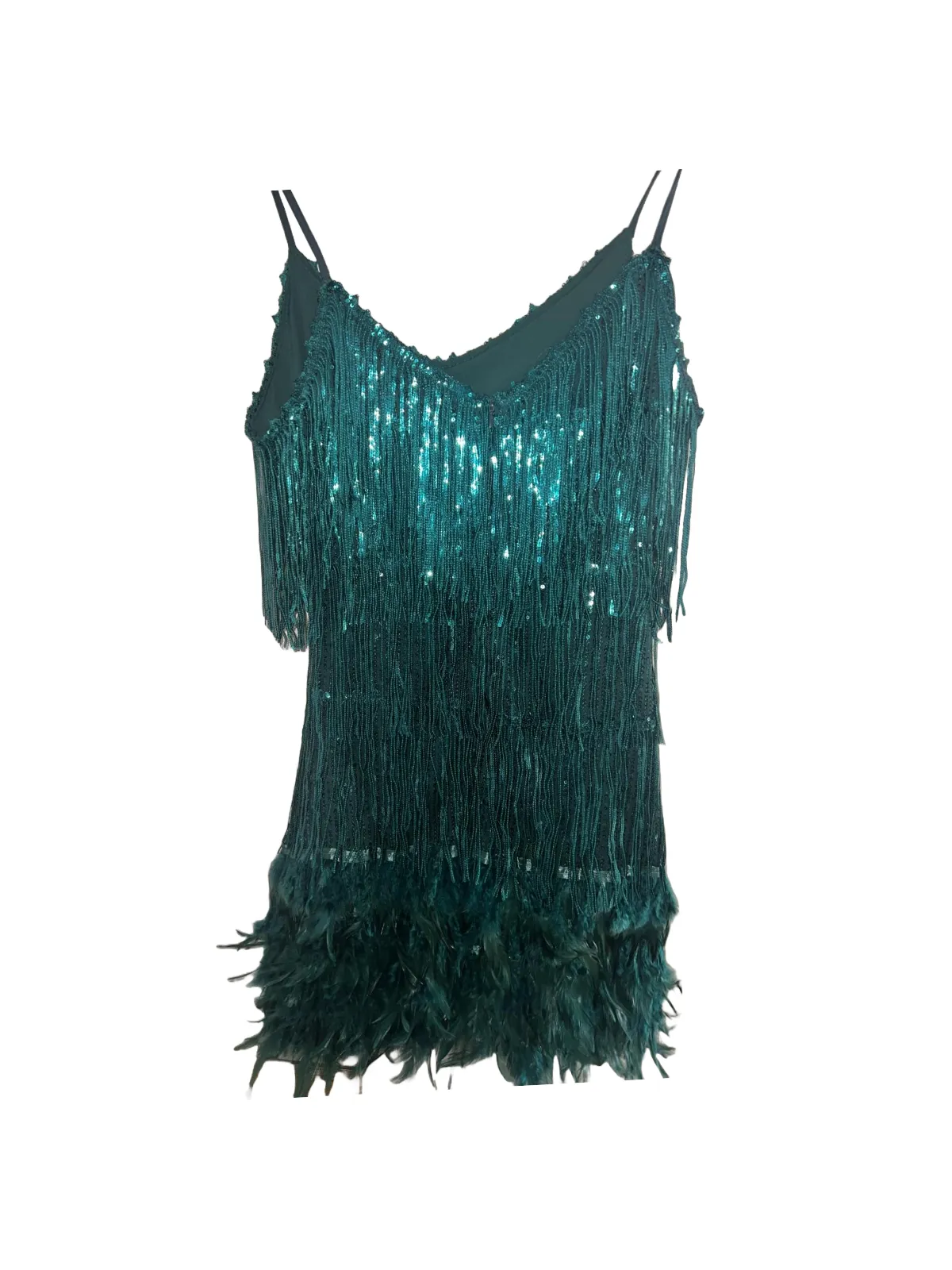 Rochie de seară Mini Motivi EU 34 | Verde, Bretele subțiri, Petite