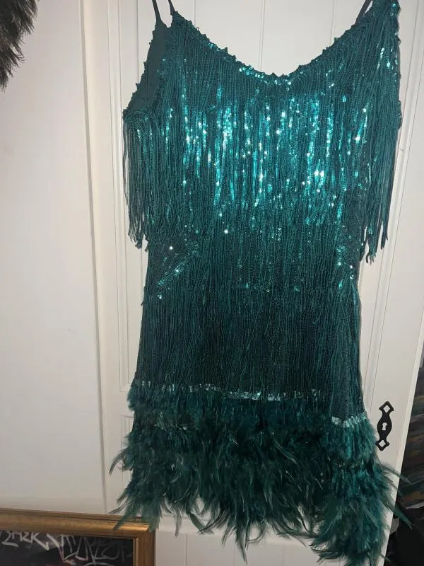 Rochie de seară Motivi EU 34 | Verde, Mini, Bretele subțiri, Petite - Image 6
