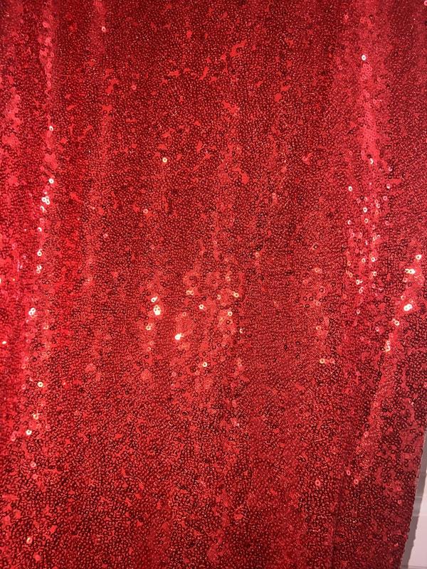 Rochie de seară Shine EU 34 | Roșu, Midi, Fără mâneci, Paiete - Image 5