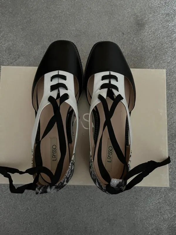Pantofi talpă ortopedică Il Passo EU 40 | Alb, Animal print, Piele naturală - Image 4
