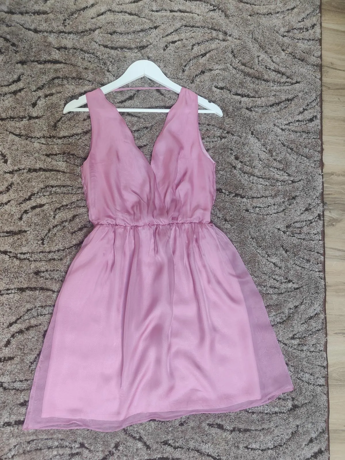 Rochie de vară Unbranded EU 38 | Roz, Mini, Fără mâneci