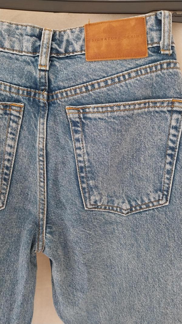 Blugi Zara EU 34 | Albastru, Lungi, Talie medie, Relaxed fit - Image 4