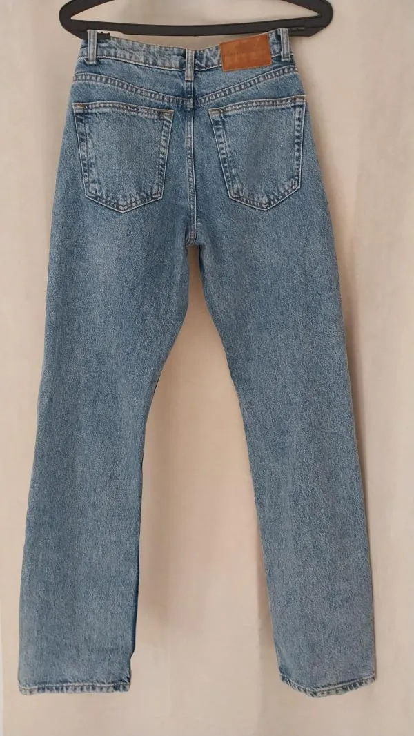 Blugi Zara EU 34 | Albastru, Lungi, Talie medie, Relaxed fit - Image 5