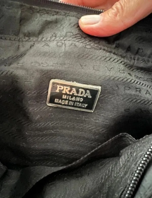 Geantă de umăr Prada | Negru, Poliester - Image 3