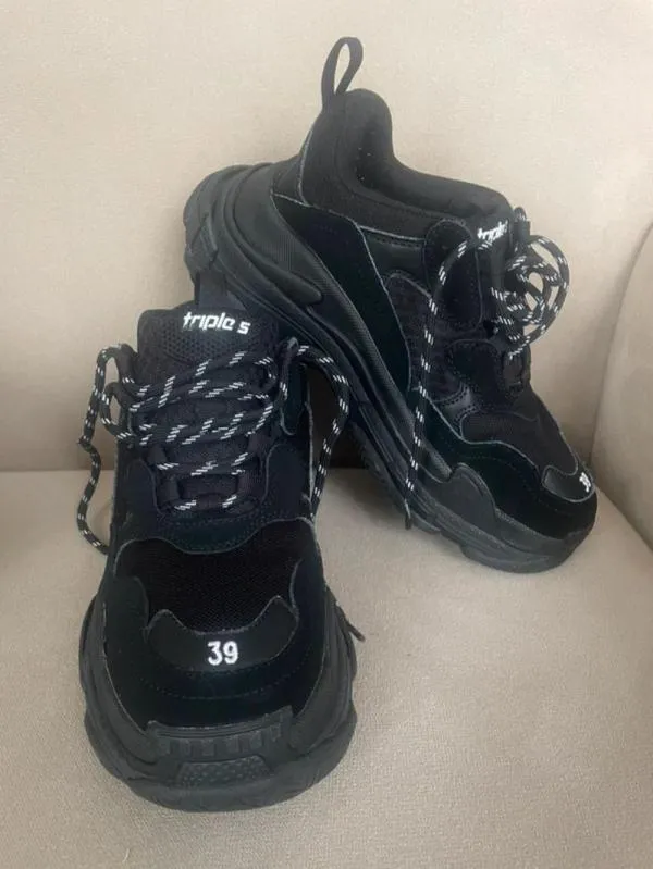 Sneakers Balenciaga EU 39 | Negru, Sintetic