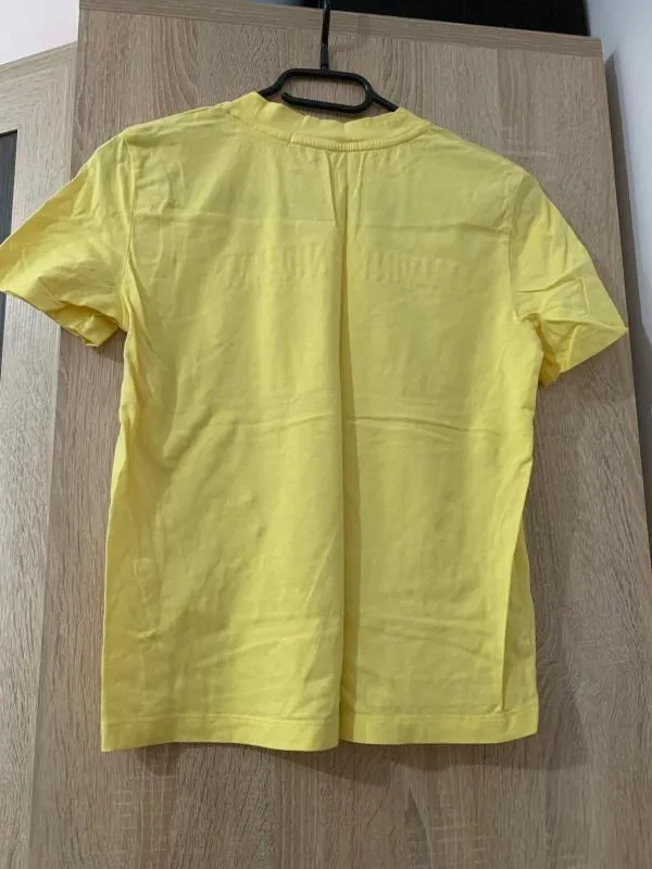 Tricou Calvin Klein XS | Galben, Normal, Mânecă scurtă, Logo - Image 3