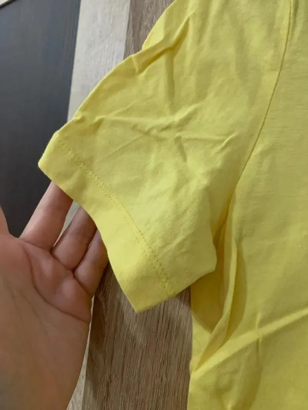 Tricou Calvin Klein XS | Galben, Normal, Mânecă scurtă, Logo - Image 5