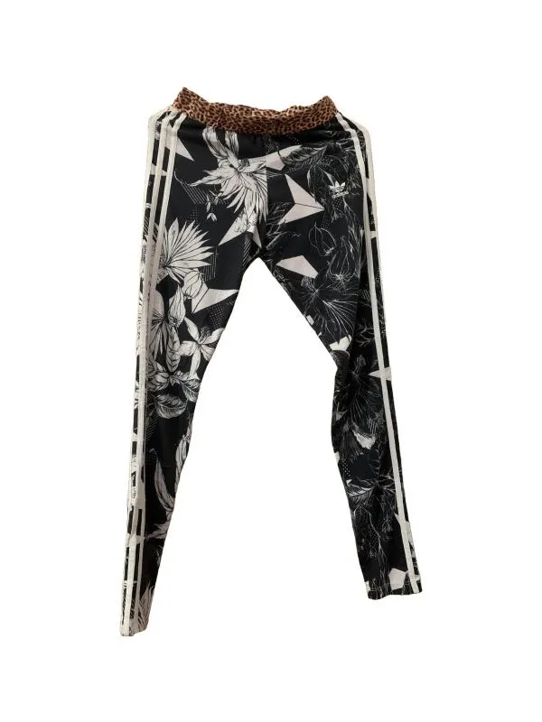 Colanți sport adidas S-M | Negru, Floral & Tropical