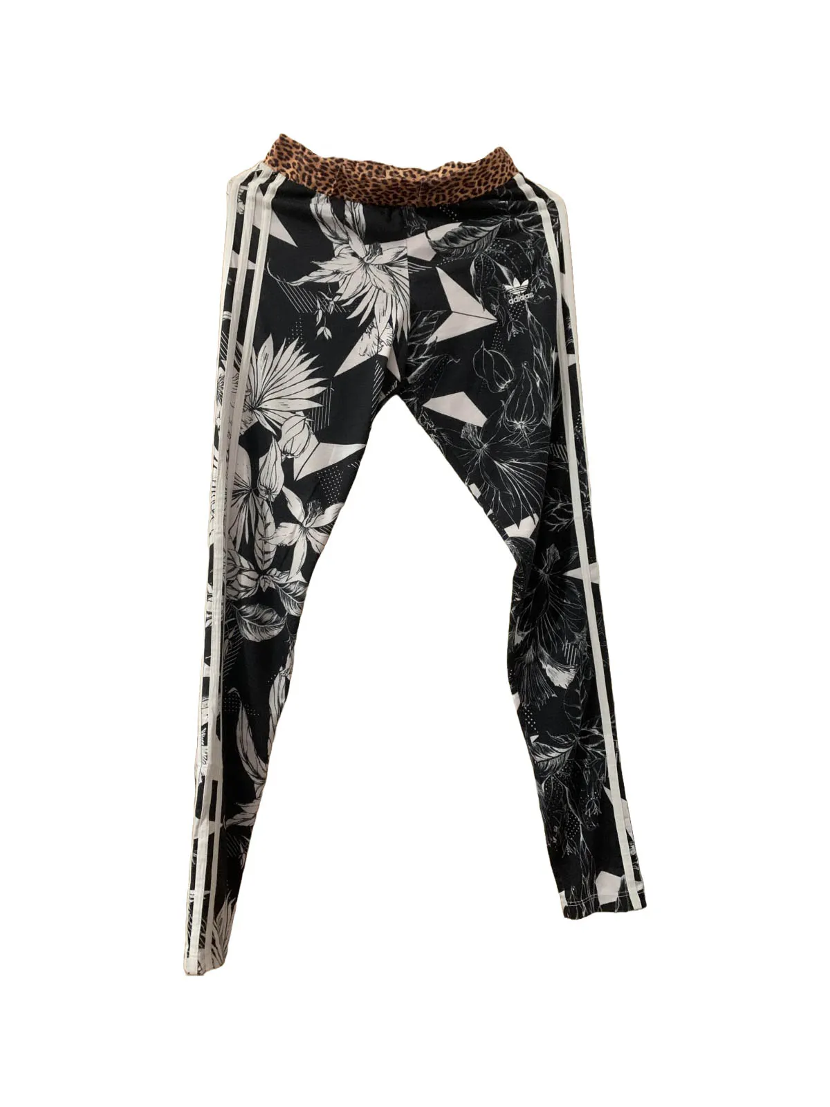 Colanți sport adidas S-M | Negru, Floral & Tropical