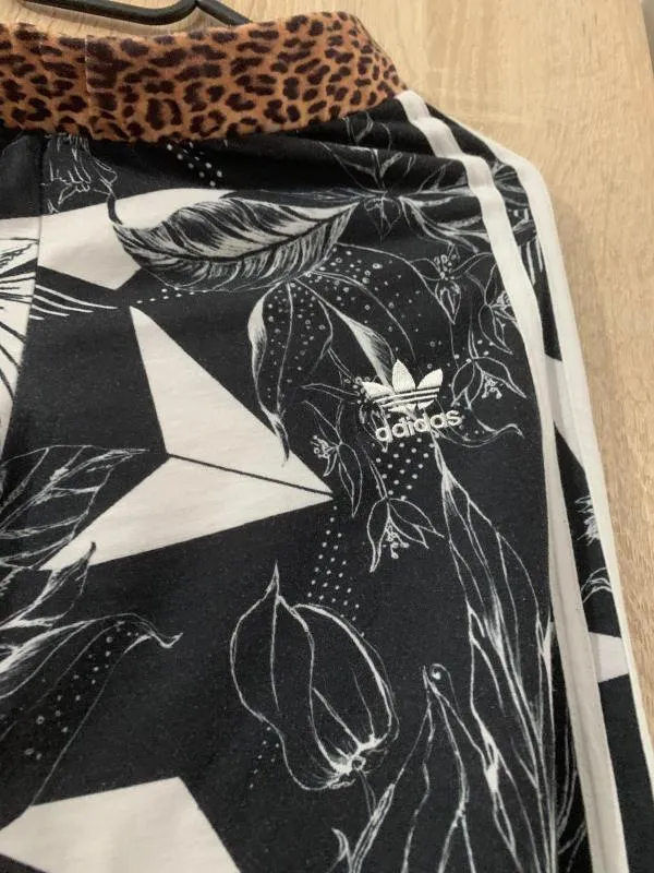 Colanți sport adidas S-M | Negru, Floral & Tropical - Image 4