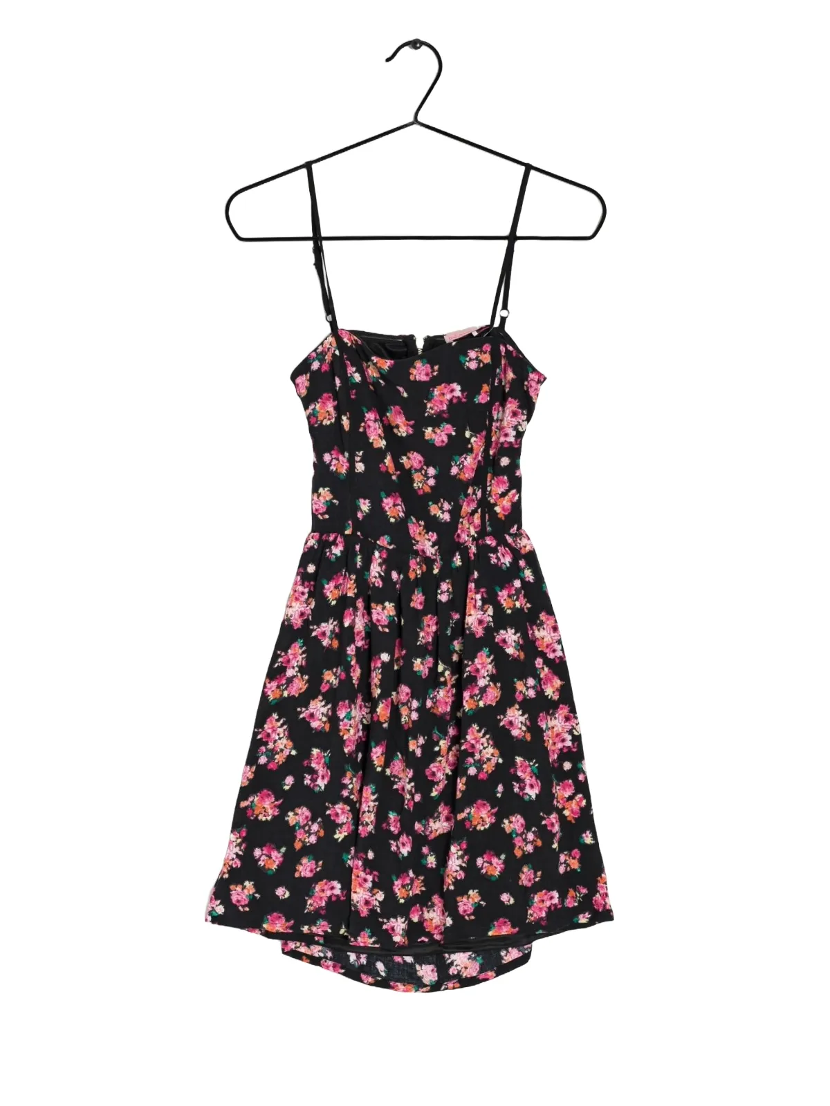 Rochie casual Bershka EU 36 | Multicolor, Midi, Floral & Tropical, Cu decupaje