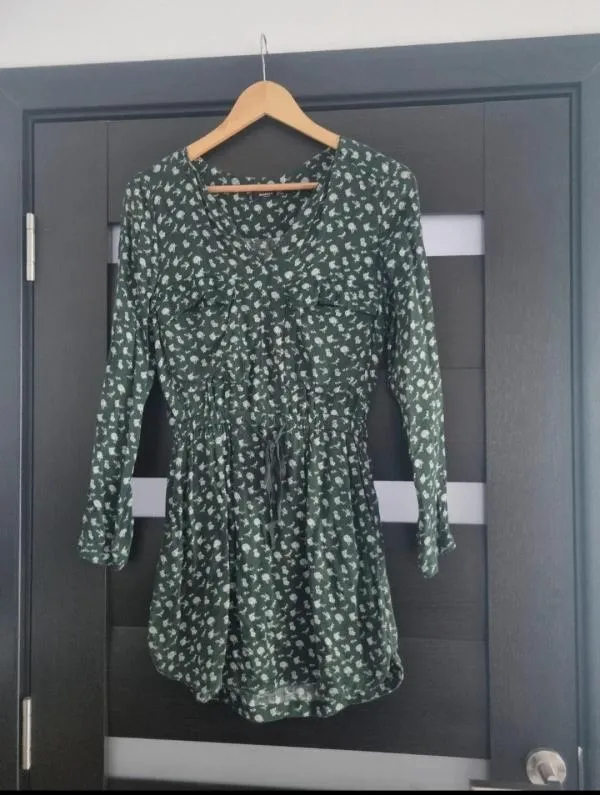 Rochie casual Mango EU 34 | Verde, Midi, Mânecă lungă - Image 2