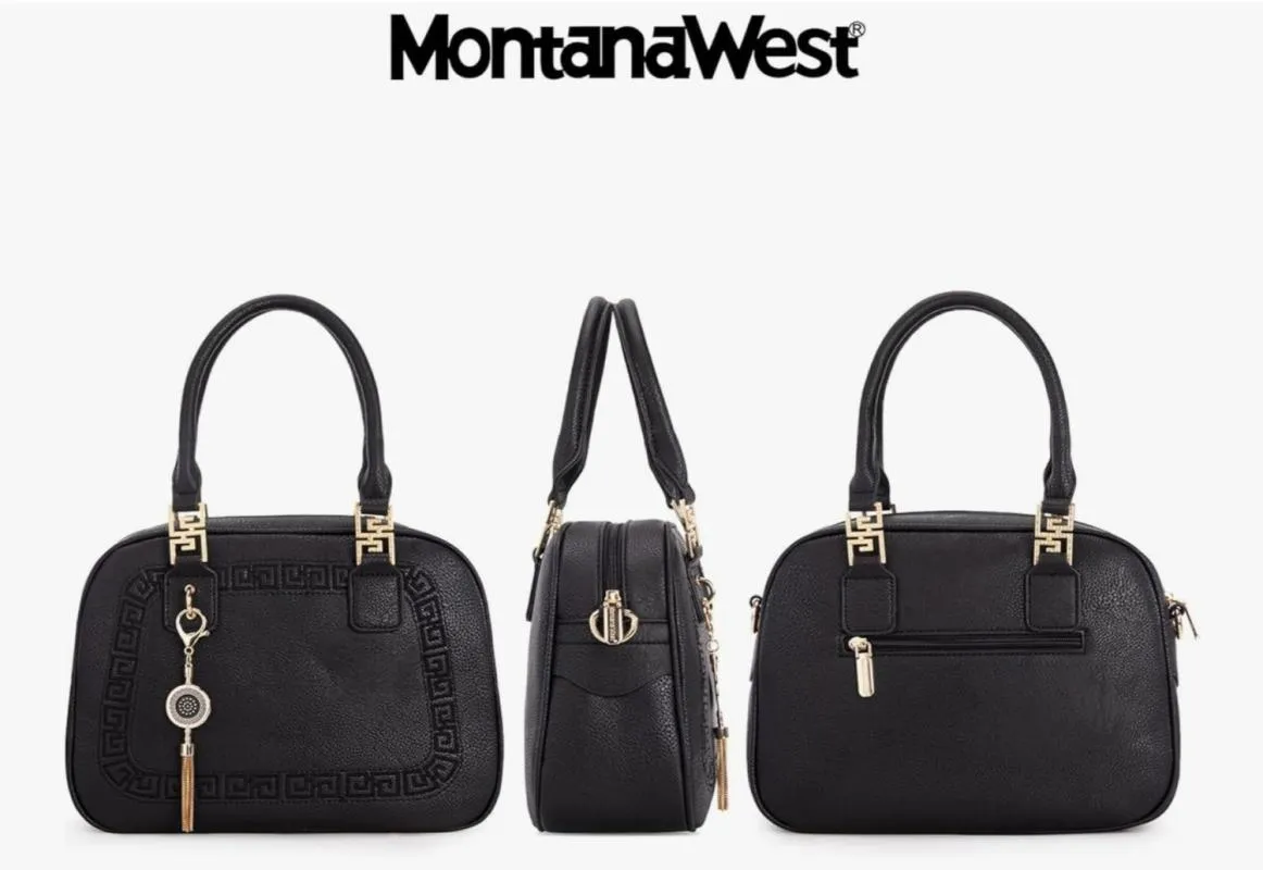 Geantă crossbody Montana West | Mov, Abstract & Color Block, Piele ecologică - Image 10