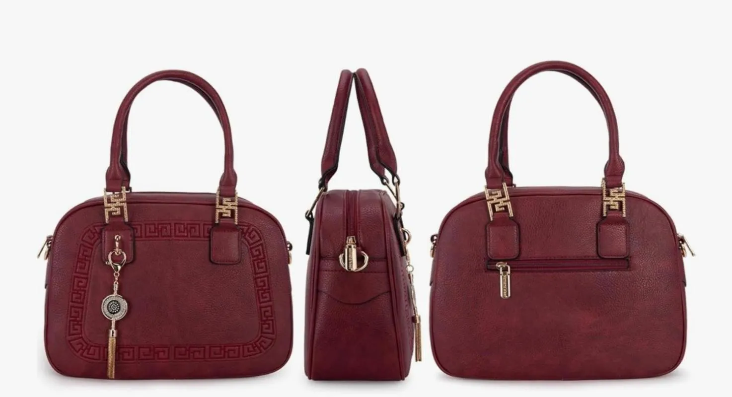 Geantă crossbody Montana West | Mov, Abstract & Color Block, Piele ecologică - Image 8
