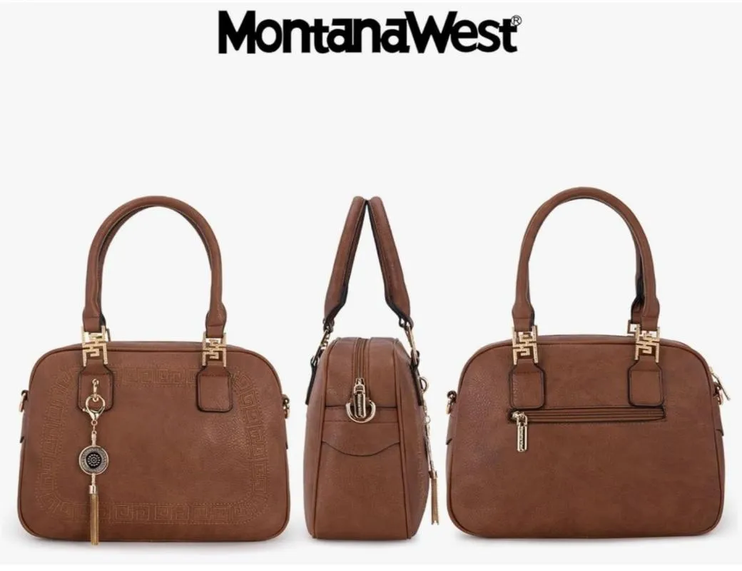 Geantă crossbody Montana West | Mov, Abstract & Color Block, Piele ecologică - Image 9