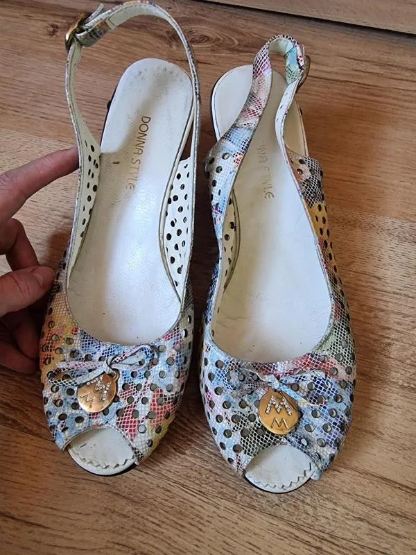 Sandale Donna Style EU 38 | Multicolor, Piele naturală