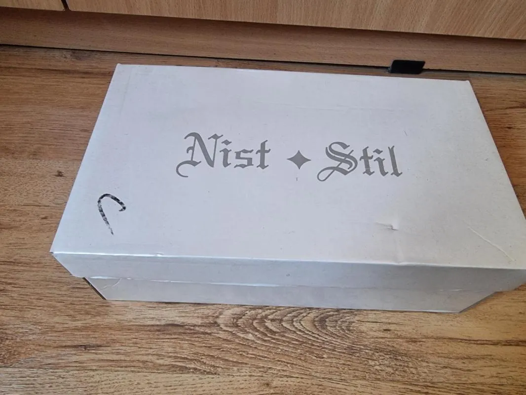 Sandale cu toc Nist Stil EU 37 | Alb, Piele naturală - Image 7