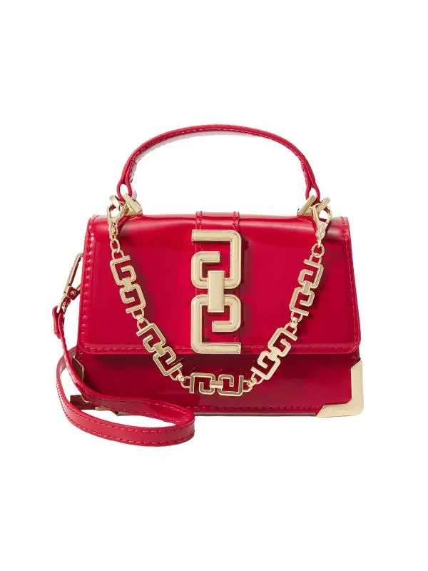 Geantă de mână Aldo | Roșu, Oriental & Paisley, Poliuretan