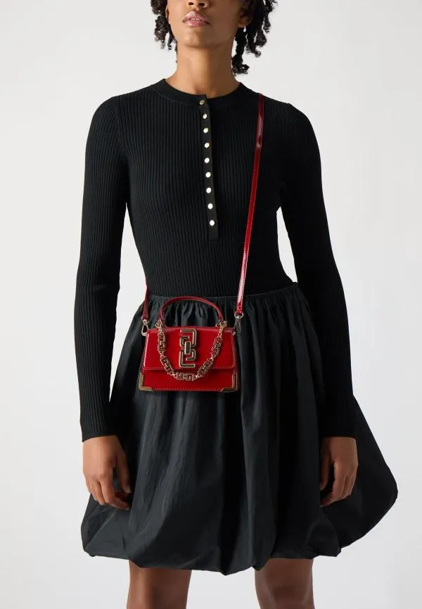 Geantă de mână Aldo | Roșu, Oriental & Paisley, Poliuretan - Image 2