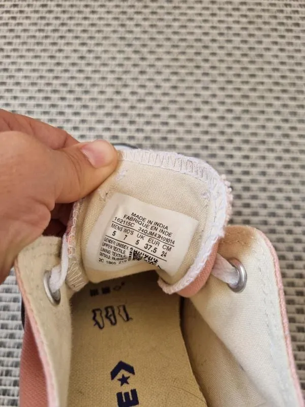 Teniși Converse EU 37.5 | Roz, Pânză - Image 5