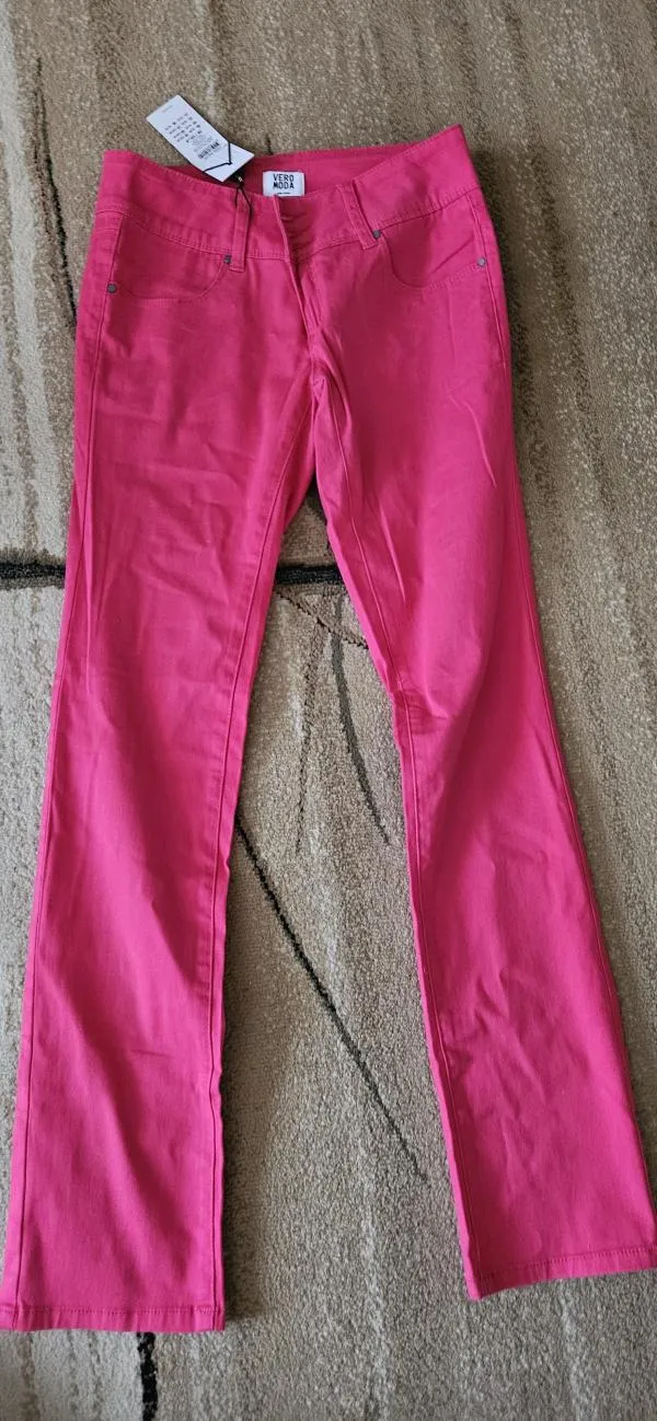 Blugi Vero Moda EU 36 | Fuchsia, Lungi