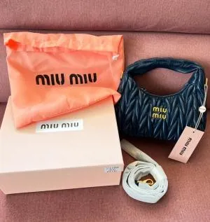 Geantă de mână Miu | Bleumarin, Piele ecologică