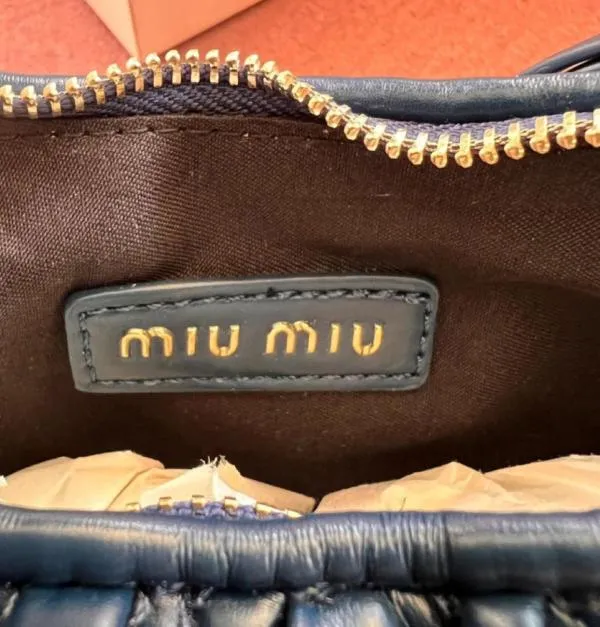 Geantă de mână Miu | Bleumarin, Piele ecologică - Image 3