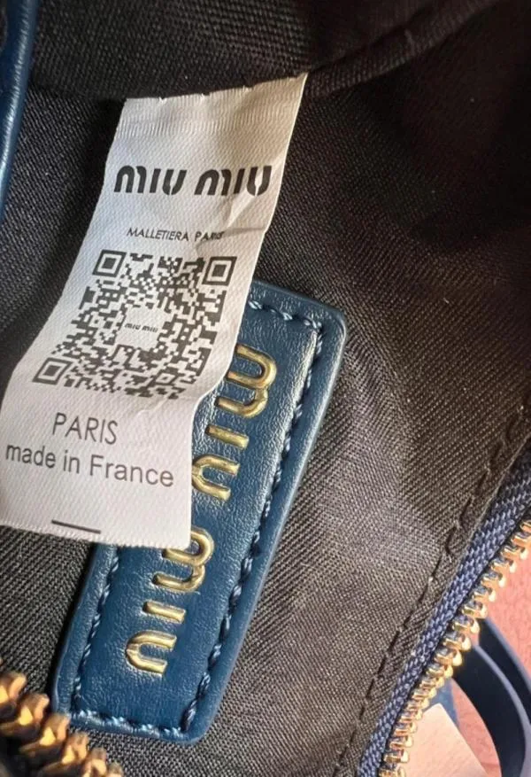 Geantă de mână Miu | Bleumarin, Piele ecologică - Image 5