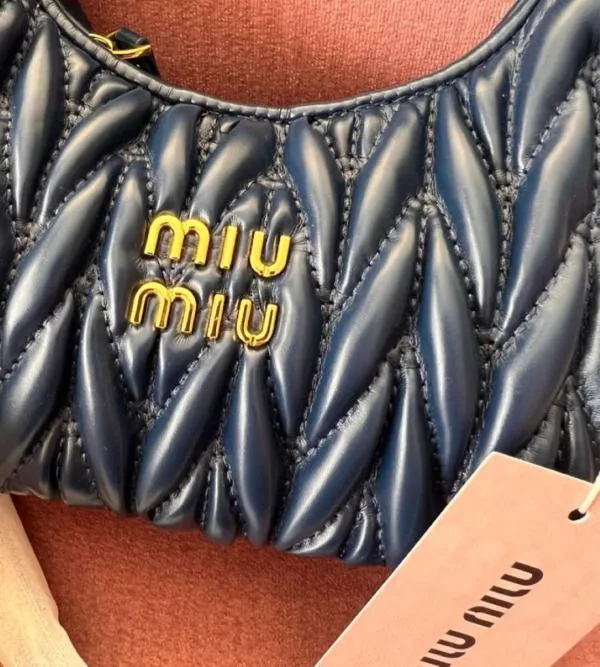 Geantă de mână Miu | Bleumarin, Piele ecologică - Image 6