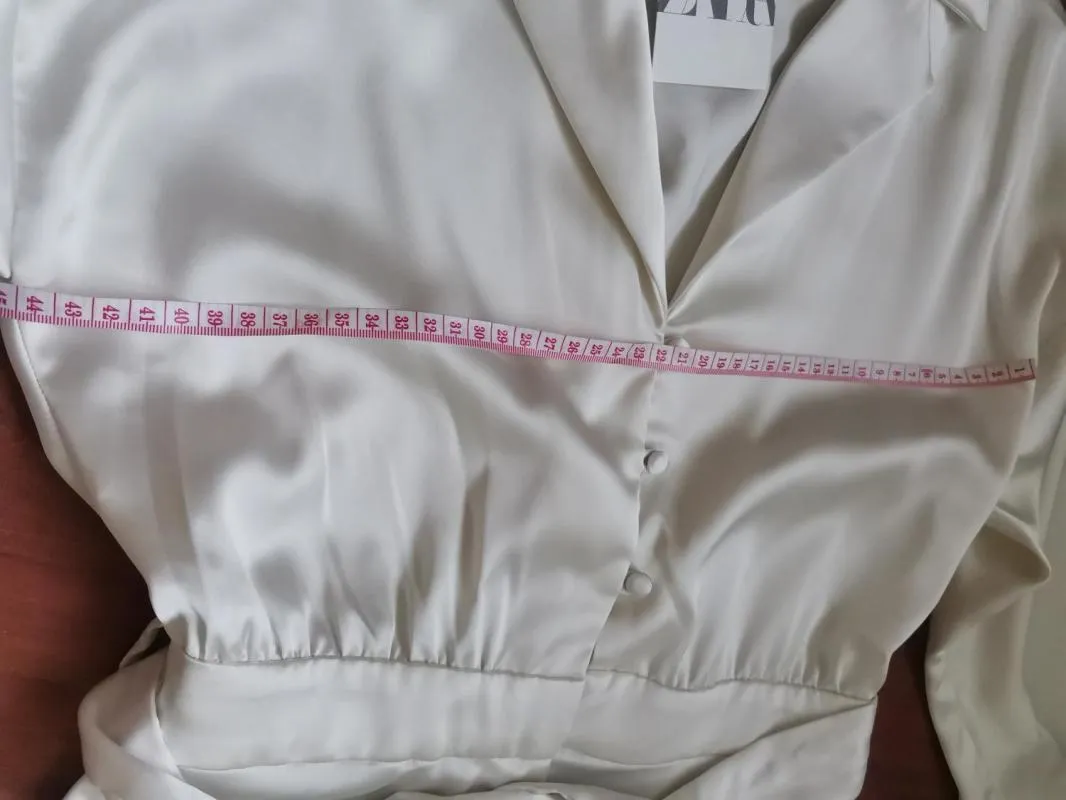 Salopetă Zara XS | Bej, Lungă - Image 4