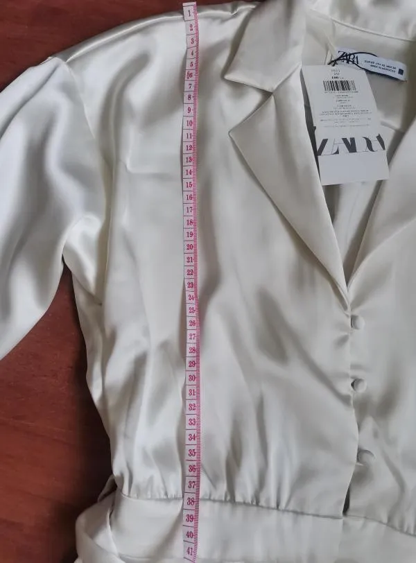Salopetă Zara XS | Bej, Lungă - Image 6