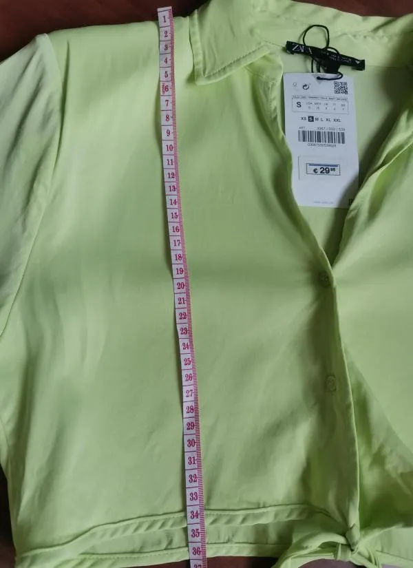 Cămașă Zara S | Verde mentă, Normal - Image 3